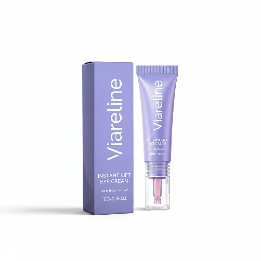 LUNAJIN Collagen Eye Cream packaging on neutral background
