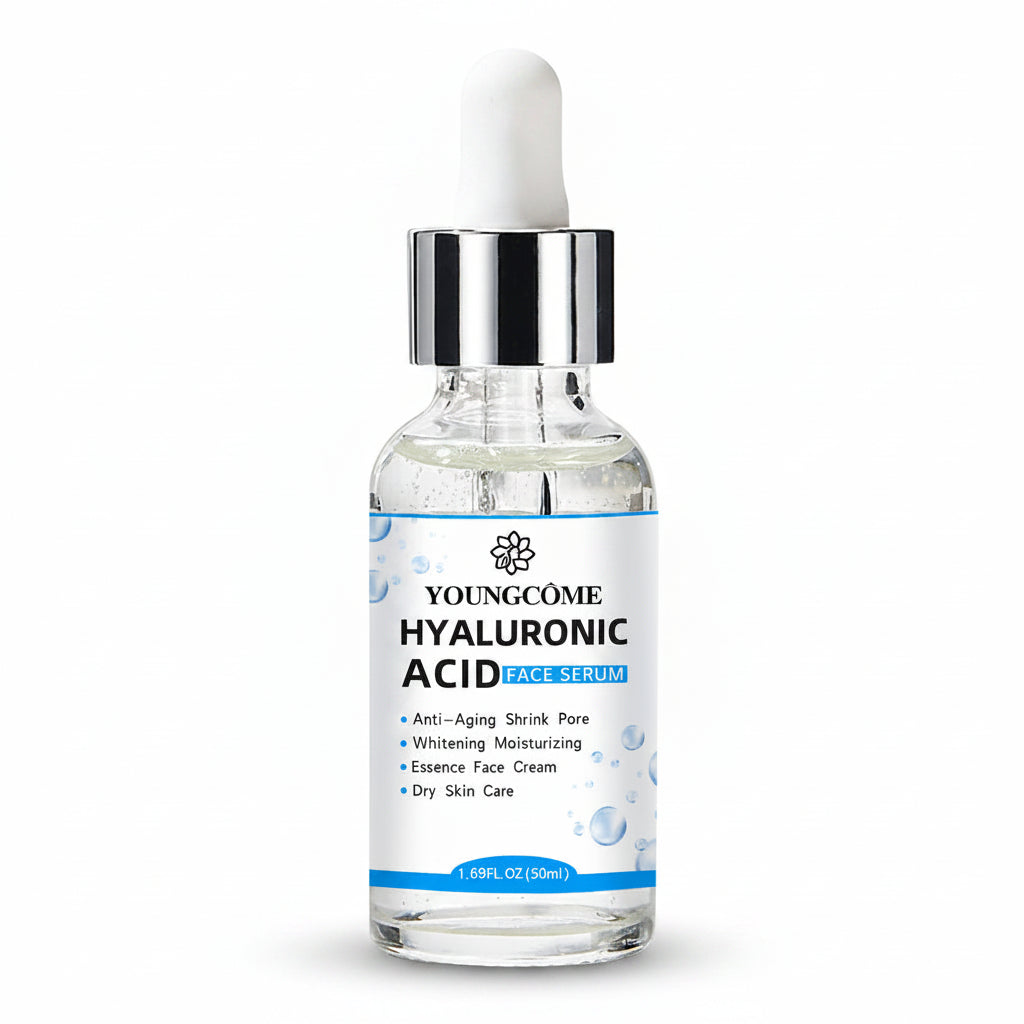 LUNAJIN Hyaluronic Acid Serum dropper bottle on white background