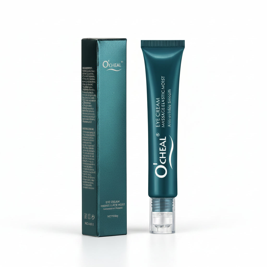 LUNAJIN Roller Eye Cream with application visual
