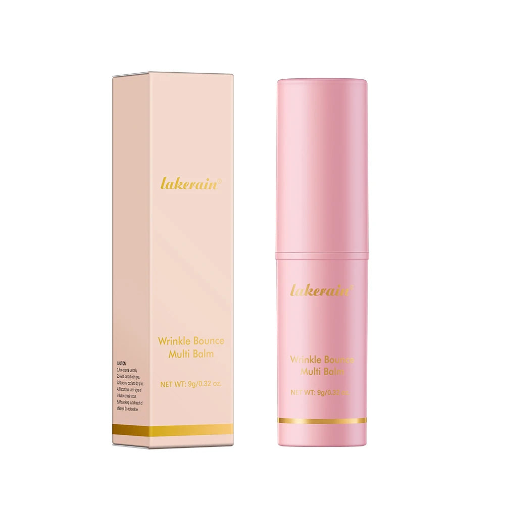 LUNAJIN Collagen Hyaluronic Multi Balm pink packaging on white