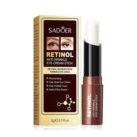 LUNAJIN Retinol Eye Stick with packaging on white background